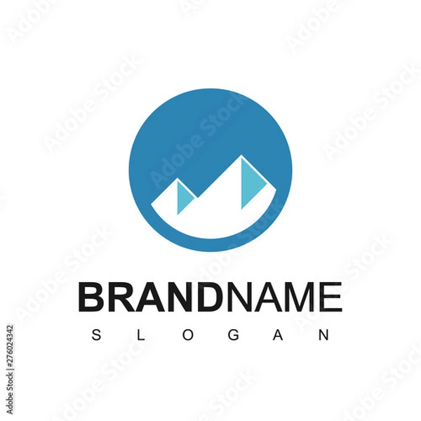 Fototapeta Mountain Logo Design Vector