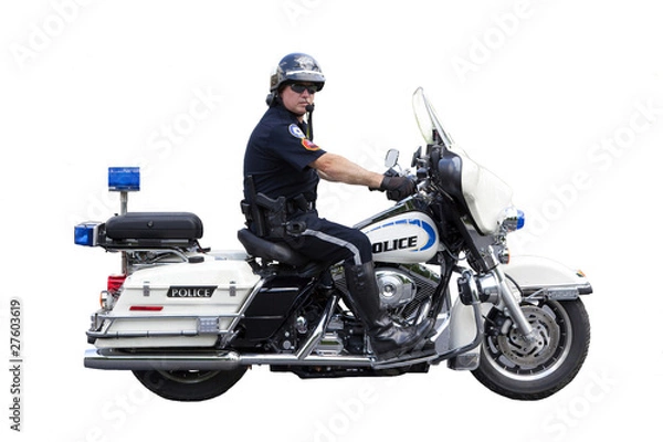Obraz Police Motorcycle Cop