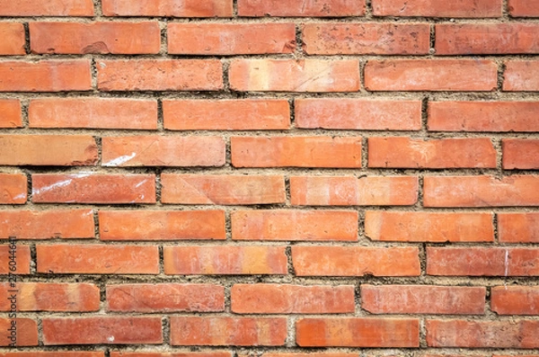 Obraz red brick wall background