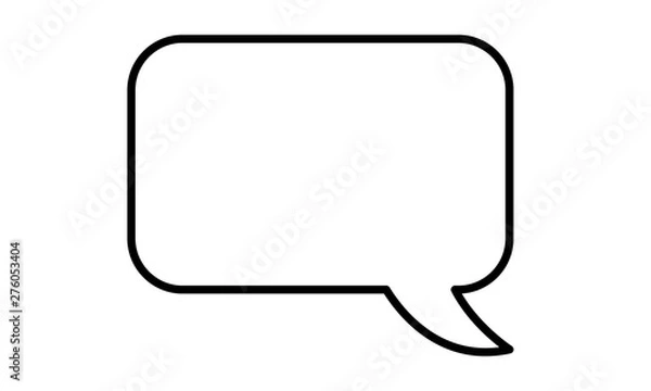 Obraz Speech bubble icons set for dialogue and conversation