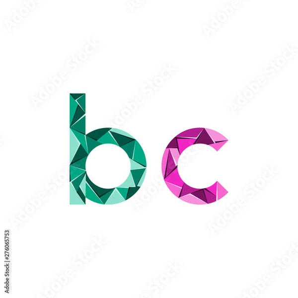 Fototapeta initial letter abstract triangle logo vector