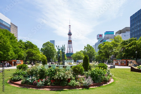 Obraz 【都市風景】札幌大通公園
