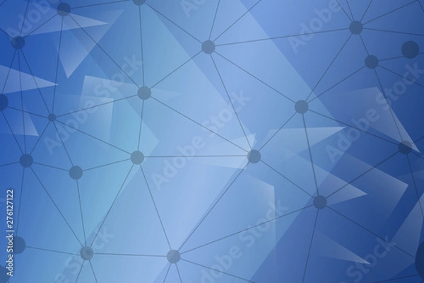 Fototapeta abstract, blue, design, wave, art, pattern, line, illustration, backdrop, texture, wallpaper, soul, geometry, light, lines, concept, curve, white, graphic, waves, shape, digital, technology, fractal