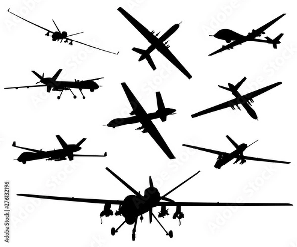 Obraz Weapon. Drones set