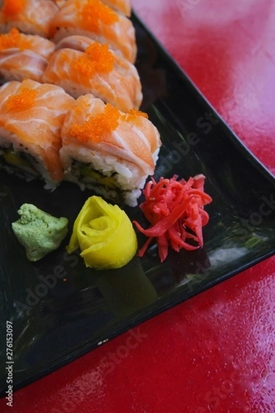 Obraz sushi and sashimi