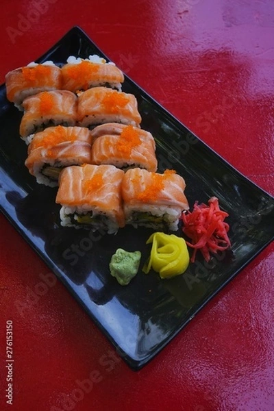 Obraz sushi and sashimi