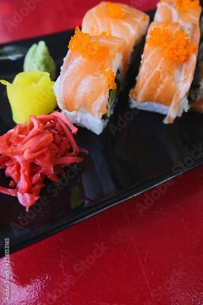 Obraz sushi and sashimi