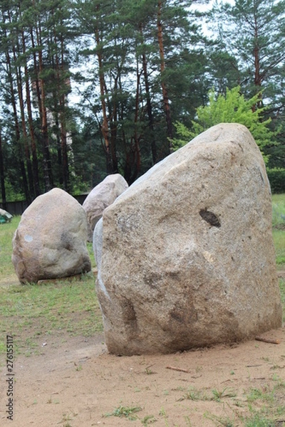 Fototapeta  Huge boulders in the meadow