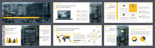 Obraz Flyer creative design. Brochure template.