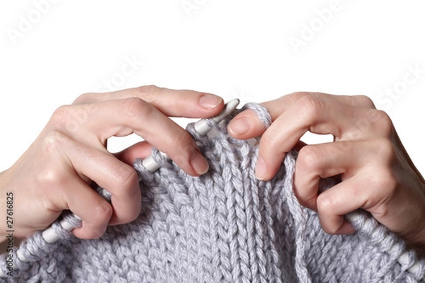 Obraz knitting wool