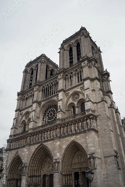 Obraz cathedral in paris