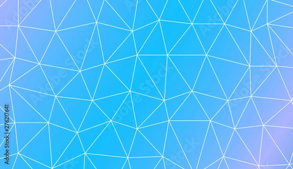 Obraz Decorative pattern with triangles style. Decorative design for your idea. Vector illustration. Creative gradient color.