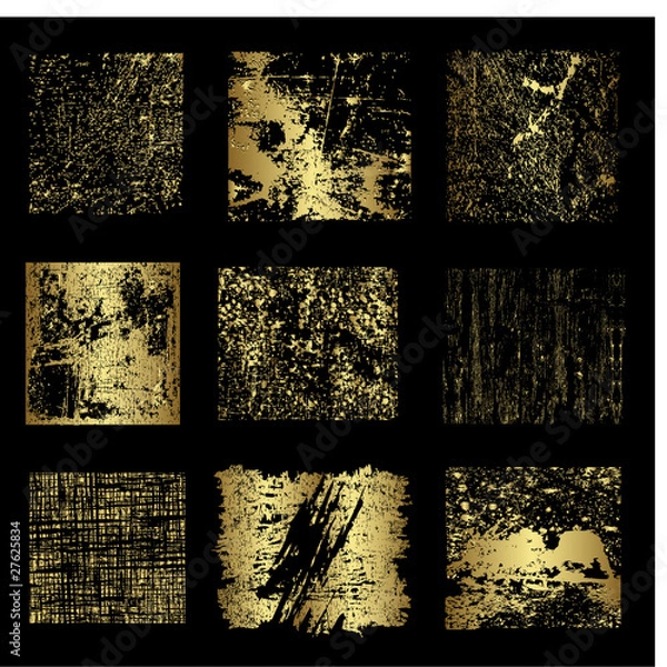 Fototapeta Golden frames vector