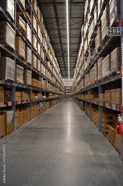 Obraz Full Warehouse Shelves