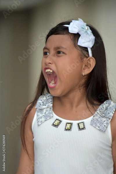 Fototapeta Minority Girl And Anxiety