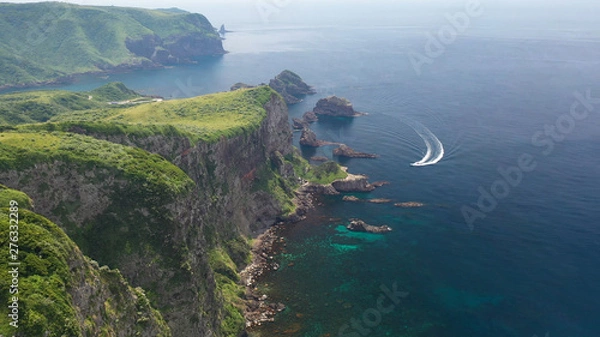 Obraz ドローンからみた隠岐の島の絶景