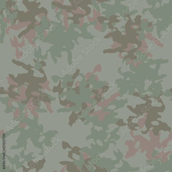 Fototapeta Forest camouflage of various shades of green and brown colors