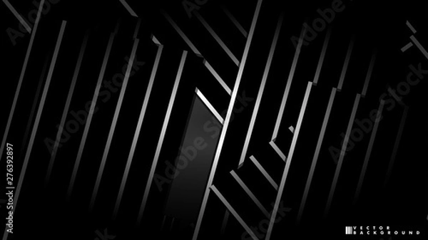 Fototapeta Abstract vector background. Geometric Lines