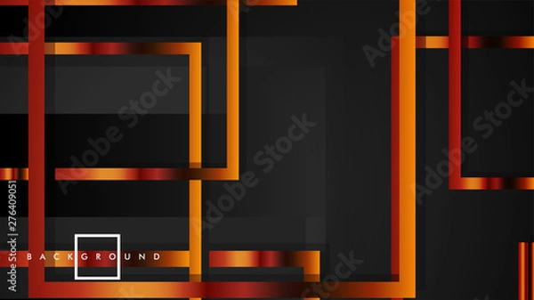 Fototapeta Vector Modern Abstract Squares Backgrounds . with a black and metal color gradient. eps 10 template