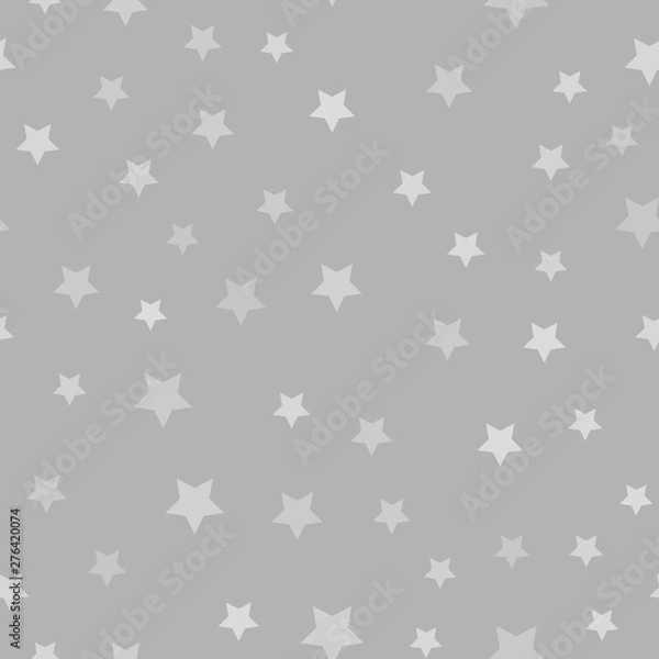 Fototapeta Stars seamless pattern. Randomly abstract vector texture with stars.