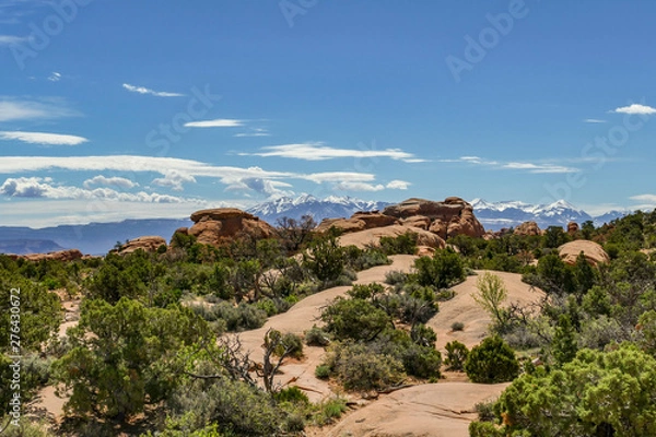 Fototapeta Rustic View Along Devils Garden Trail