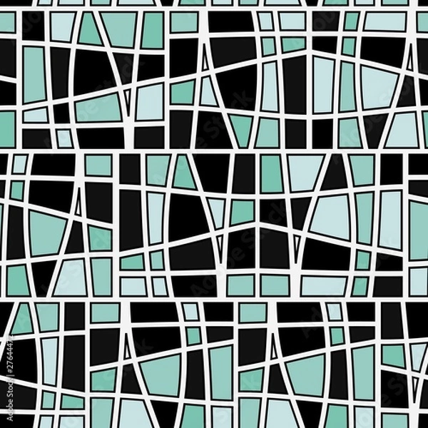 Fototapeta Seamless square pattern