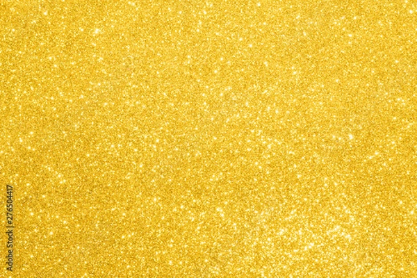 Fototapeta gold sparkle glitter abstract bokeh background Christmas	