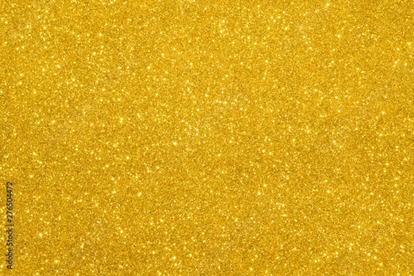 Fototapeta gold sparkle glitter abstract bokeh background Christmas	
