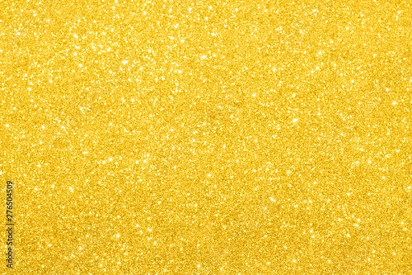 Fototapeta gold sparkle glitter abstract bokeh background Christmas	