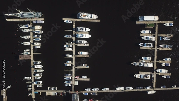 Obraz Boats near the pier