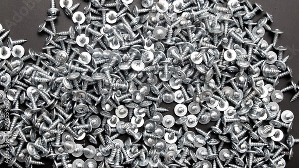 Obraz Sharp screws as abstract background