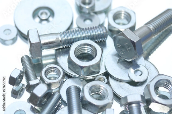 Obraz Nuts, bolts and washers