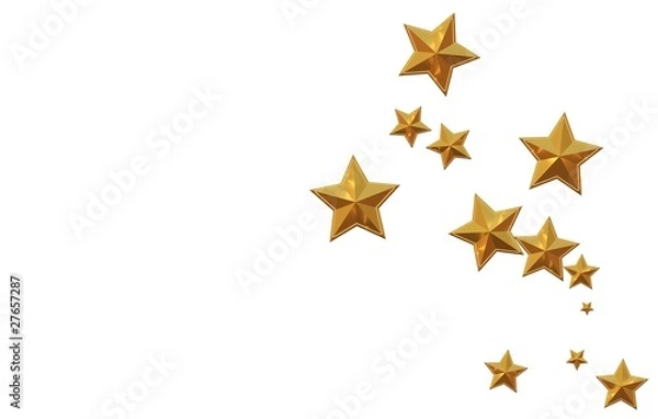 Obraz gold sterne