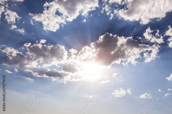 Fototapeta sunlight shining