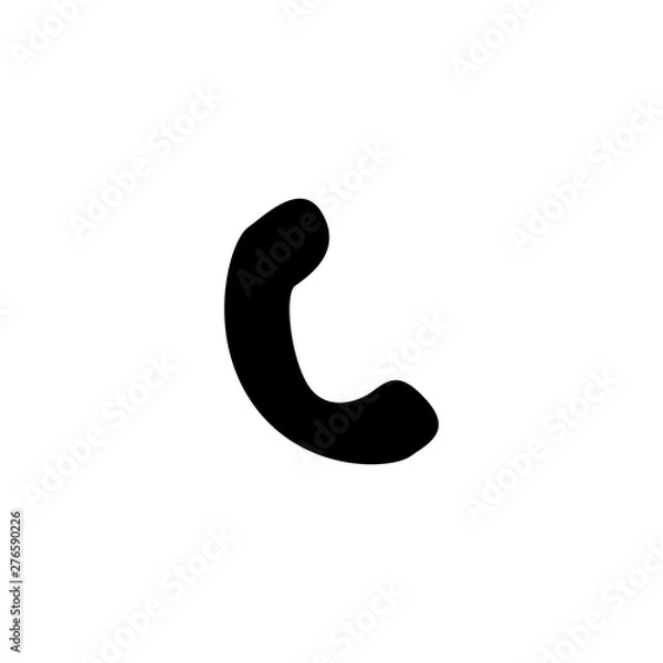 Fototapeta Home phone icon. Support service sign