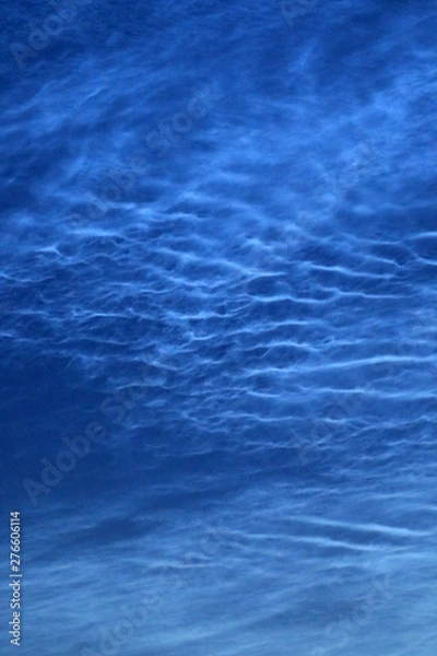 Fototapeta Nachtleuchtende Wolken