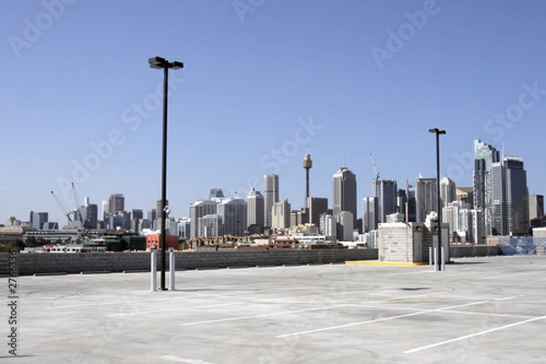 Fototapeta urban carpark