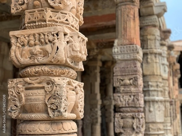 Fototapeta 世界遺産　インド　ニューデリー　クゥトブミナール