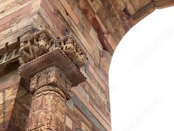 Fototapeta 世界遺産　インド　ニューデリー　クゥトブミナール