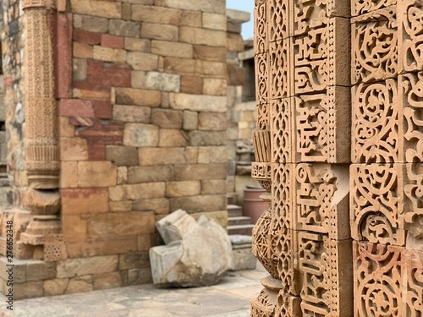 Obraz 世界遺産　インド　ニューデリー　クゥトブミナール