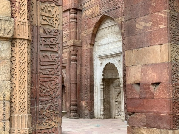 Fototapeta 世界遺産　インド　ニューデリー　クゥトブミナール