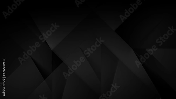 Obraz Abstract dark background illustration with geometric graphic elements
