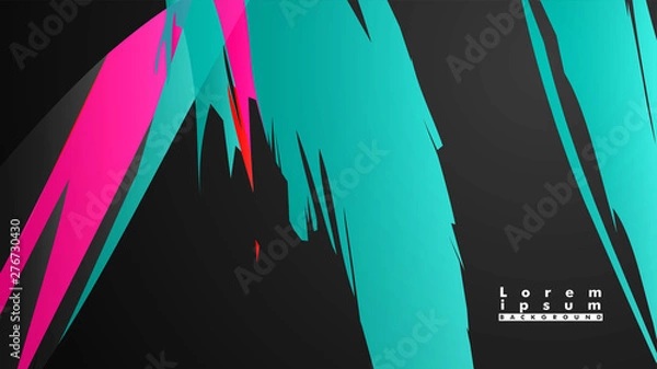 Obraz Colorful geometric backgrounds. Simple form composition. Eps10 vector template