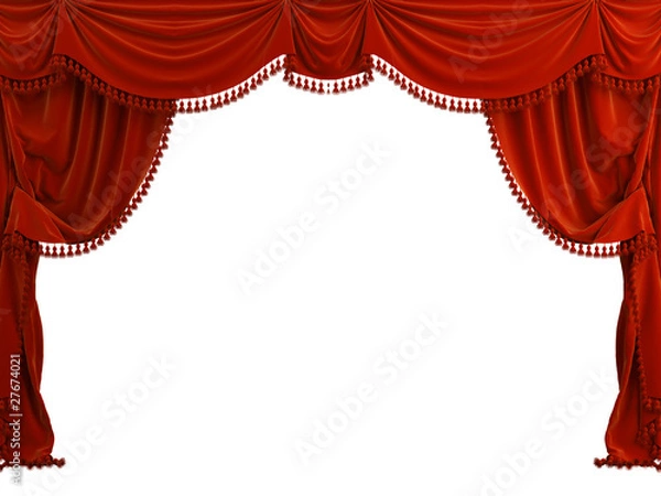 Obraz curtain