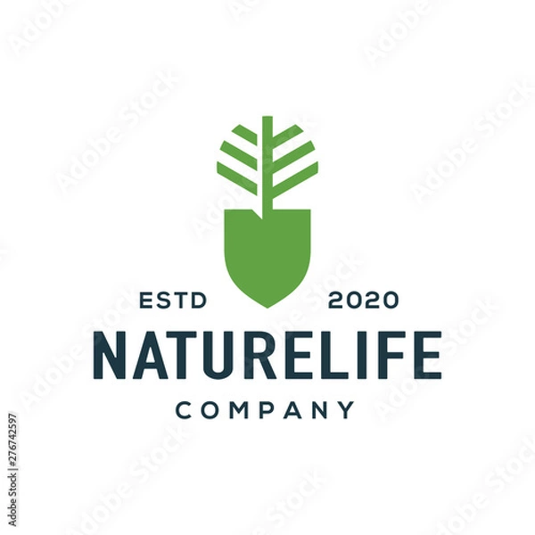 Fototapeta Tree logo design vector. Universal tree logo.