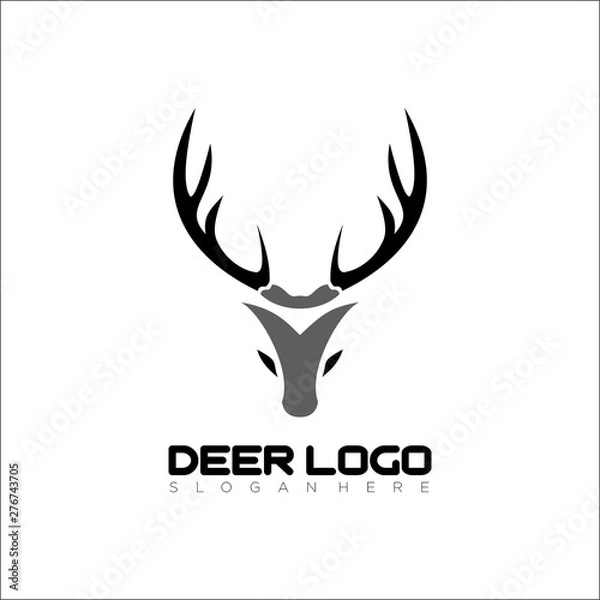 Fototapeta deer vector logo
