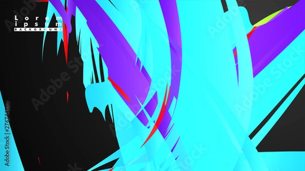 Obraz Colorful geometric backgrounds. Simple form composition. Eps10 vector template