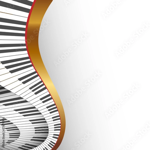 Obraz musical backgrounds , vector illustration