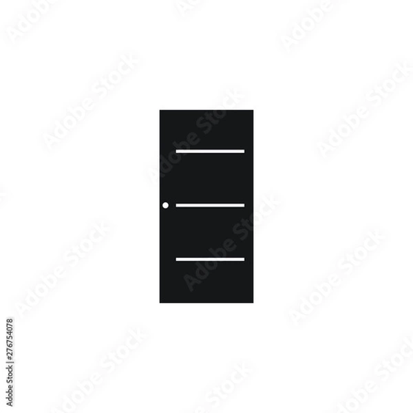 Obraz Door icon logo design vector template