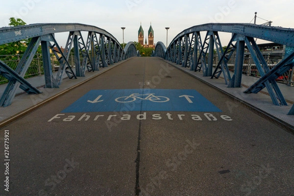Obraz Blaue Brücke Freiburg